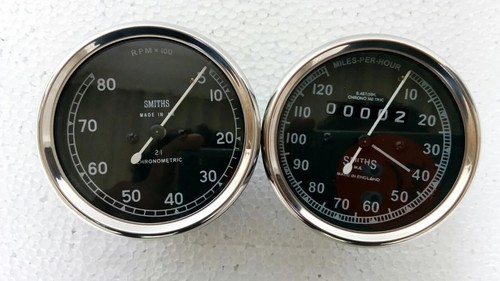 Smiths 120 mph tachometer 8000 - mph,