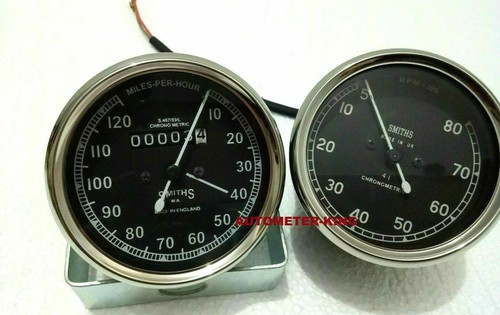 Smiths 120 mph tachometer 8000 - mph,